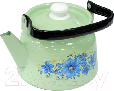 Чайник СтальЭмаль С2714.3С (салатовый)