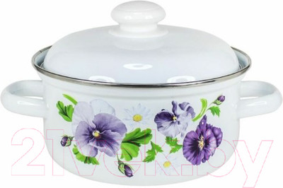 Кастрюля Лысьвенские эмали Анютины глазки С-1510 АП2/4 (2л)