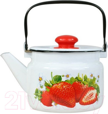 Чайник Лысьвенские эмали Сочная клубника С-27104 П2