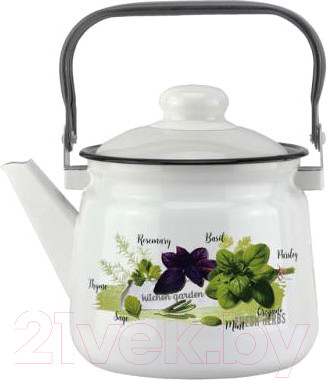 Чайник Эмаль Базилик 01-2711/4М