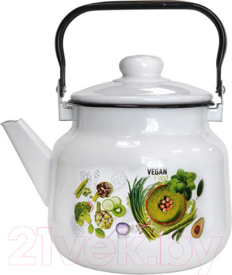 Чайник Эмаль Веган 01-2711/4М