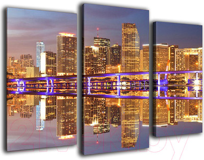 Картина модульная Arthata m-000181 (75x50)