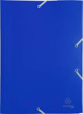 Папка для бумаг Exacompta На резинках 55902E (синий)