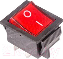 Выключатель клавишный Rexant ON-OFF 36-2330-1 (красный)