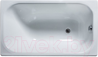 Ванна чугунная Универсал Каприз-У 120x70 (1 сорт, с ножками)