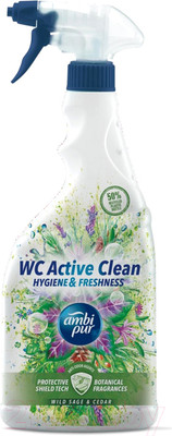 Чистящее средство для ванной комнаты Ambi Pur Универсальный спрей. Дикий шалфей и кедр (750мл)