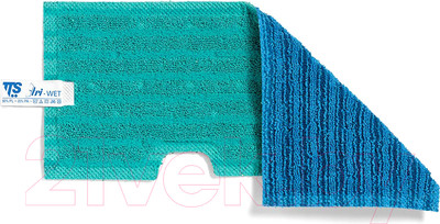 Моп для швабры TTS Trilogi Wet 00AA9000BV (зеленый/голубой)