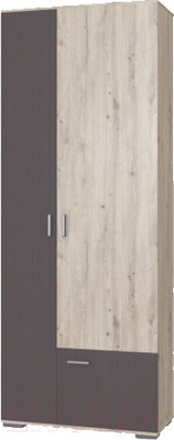 Шкаф Bravo Мебель Имидж №4 (дуб бонифаций/вольфрам)