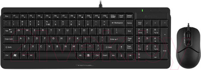 Комплект клавиатура и мышь A4Tech Fstyler F1512 (черный)