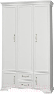 Шкаф Bravo Мебель Грация ШР-3 (белый)