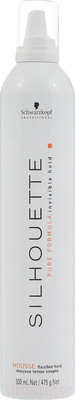 Мусс для укладки волос Schwarzkopf Professional Silhouette Pure мягкой фиксации (500мл)
