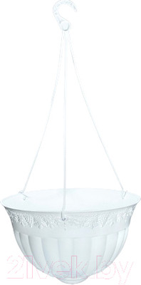 Кашпо Эльфпласт Флора ЕР224 (белый)