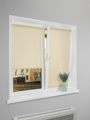 Рулонная штора Lm Decor Шайн LM 42-07 85x160 (молочный)