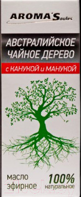 Эфирное масло Aroma Saules Австралийское Чайное Дерево с Канукой и Манукой (15мл)