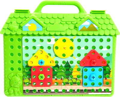 Конструктор Эврики Цвета и формы / 5189631 (в чемоданчике с шуруповертом)