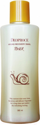 Тонер для лица Deoproce Hydro Recovery Snail (380мл)