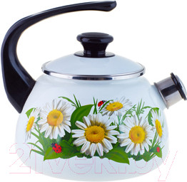 Чайник со свистком КМЗ 43604-102/6 (белый)