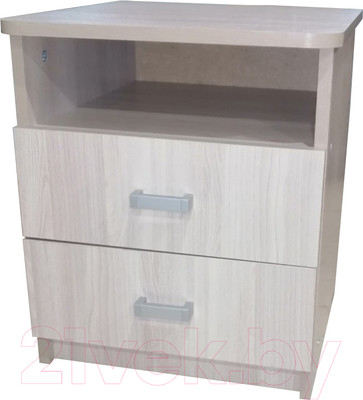 Прикроватная тумба Премиум С ящиком  (шимо светлый)