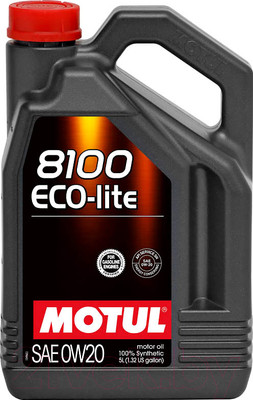 Моторное масло Motul 8100 Eco-lite 0W20 / 108536 (5л)