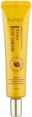 Крем для век Deoproce Whitening And Anti-Wrinkle Snail Eye Cream (40мл)