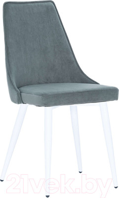 Стул Импэкс Leset Эби (белый/велюр серый)
