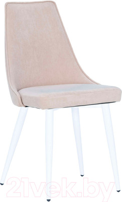 Стул Импэкс Leset Эби (белый/велюр бежевый)