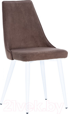 Стул Импэкс Leset Эби (белый/велюр коричневый)