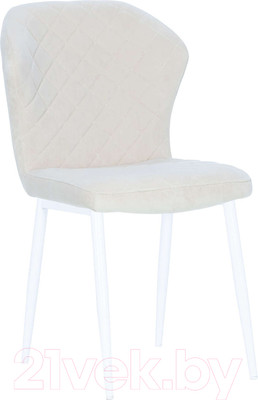 Стул Импэкс Leset Шейл (белый/велюр песочный)