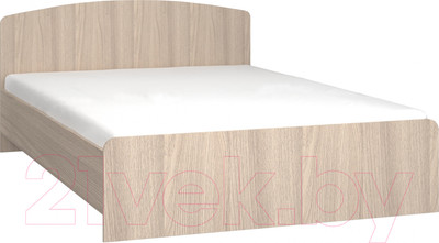 Полуторная кровать Премиум 120x200 (шимо светлый)