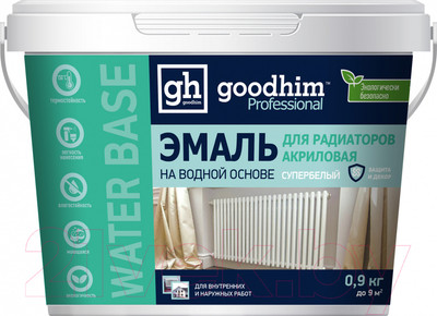 Эмаль GoodHim Для радиаторов акриловая (900г)