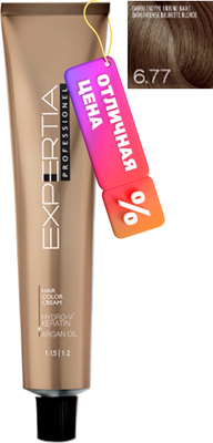 Крем-краска для волос Farcom Expertia Professionel 6.77 (100мл, темно-русый коричневый интенсивный)