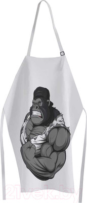 Кухонный фартук JoyArty Могучая горилла / ap-15526