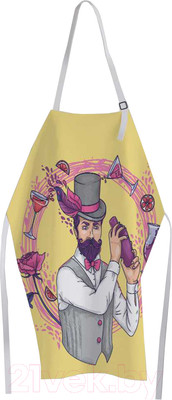 Кухонный фартук JoyArty Крутой бармен / ap-90376458