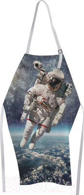 Кухонный фартук JoyArty Космонавт над Землей / ap-25085