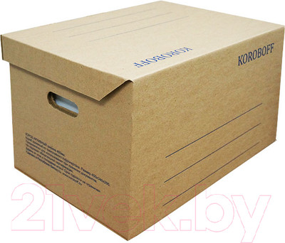 Коробка архивная Koroboff 450x340x295 (бурый)