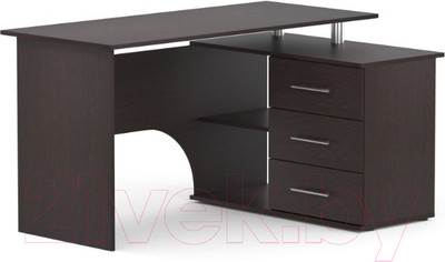 Письменный стол Сокол-Мебель КСТ-09 (правый, венге)