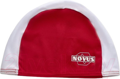 Шапочка для плавания Novus NPC-41 (красный/белый)