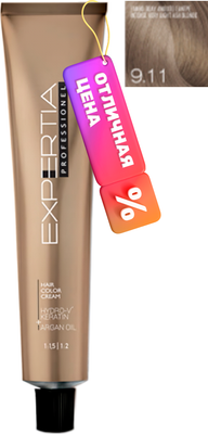 Крем-краска для волос Farcom Expertia Professionel 9.11 (100мл, блондин интенсивно-пепельный)