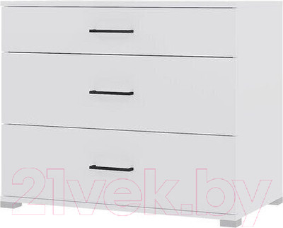 Комод Горизонт Мебель Victor (белый)