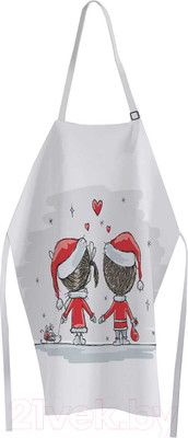 Кухонный фартук JoyArty Влюбленное рождество / ap-20067