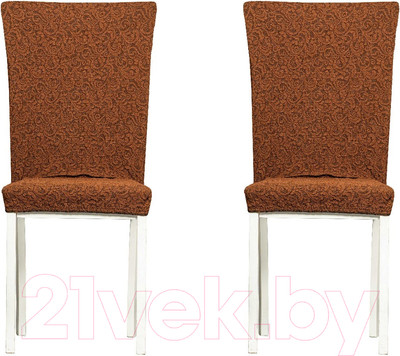 Комплект чехлов Софатэкс КПС-12 Венеция без оборки (шоколад)