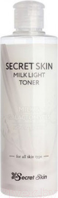 Тонер для лица Secret skin Milk Light Toner New (250мл)