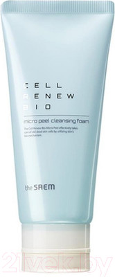 Пенка для умывания The Saem Cell Renew Bio Micro Peel Cleansing Foam (170мл)