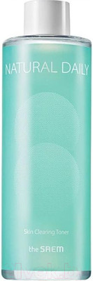 Тонер для лица The Saem Natural Daily Skin Clearing Toner (500мл)