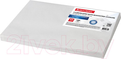 Набор конвертов почтовых Brauberg 112181 (50шт)