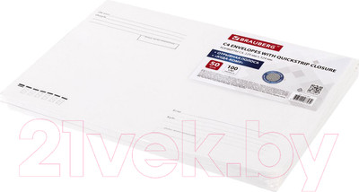 Набор конвертов почтовых Brauberg Куда-Кому / 112183 (50шт)