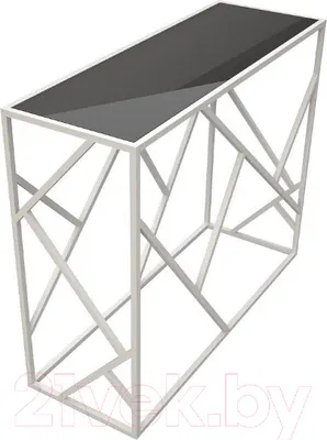 Консольный столик РасГар Грация (черный/белый)