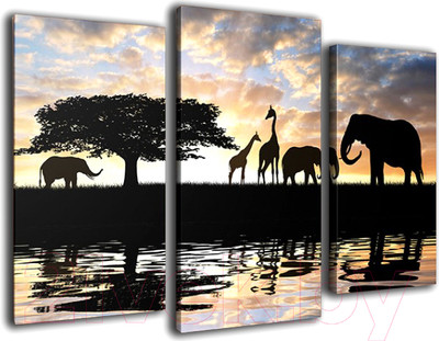 Картина модульная Arthata m-000310 (75x50)