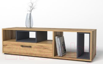 Тумба MySTAR Инсар 117.02 (дуб навара/графит)