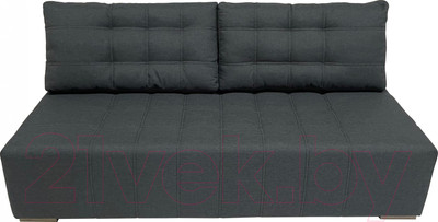 Диван ФорестДекоГрупп Милан 1 (Lux 18, рогожка антрацит)